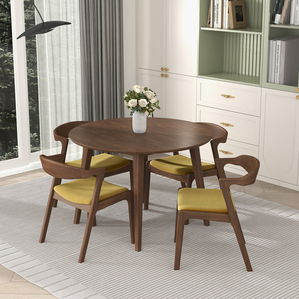 Ashcroft - Lara Walnut Dining Table