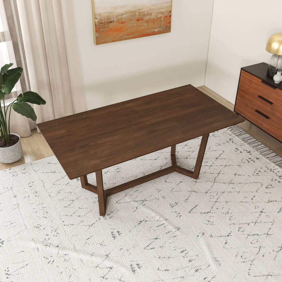 Ashcroft - Marina Solid Wood Dining Table in Brown