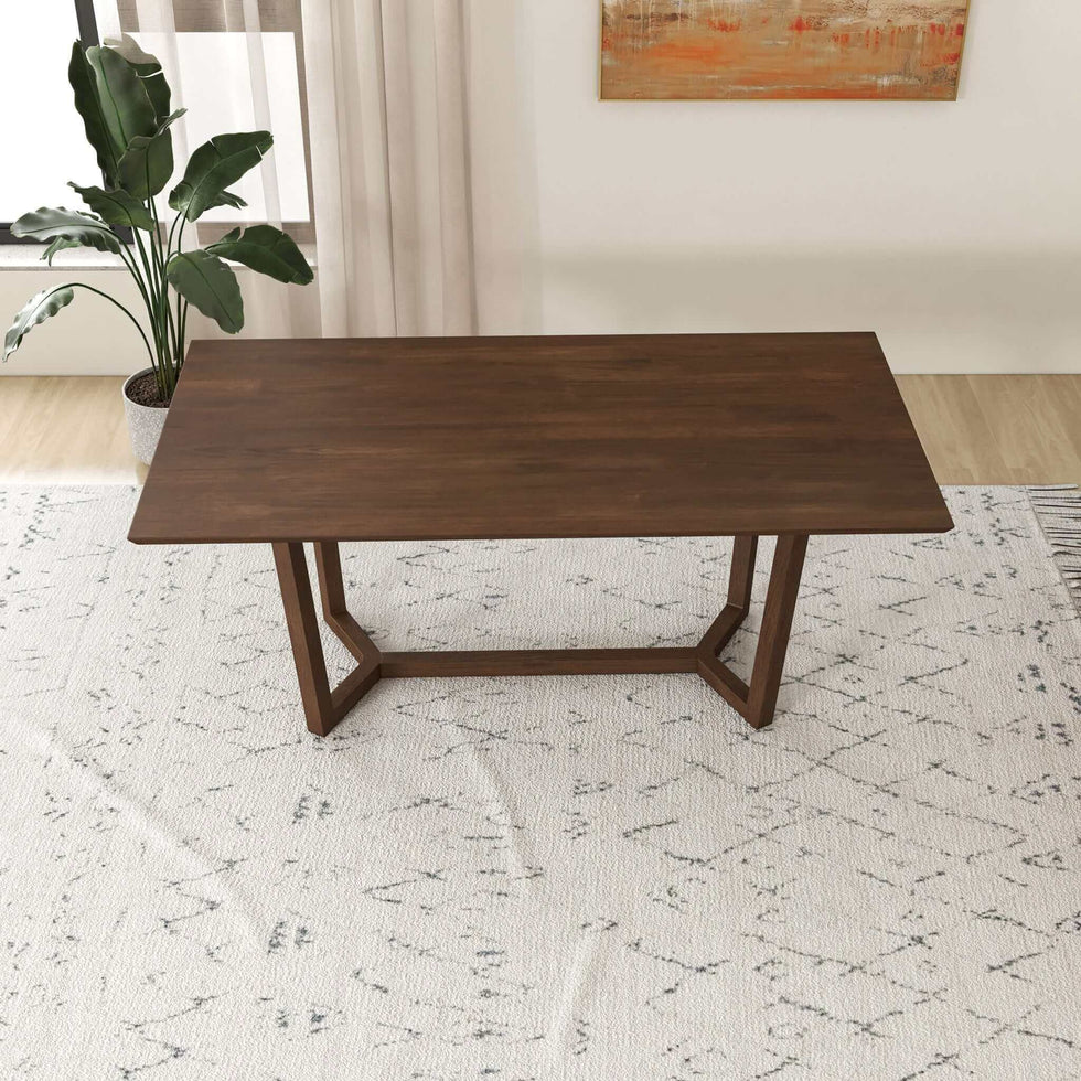 Ashcroft - Marina Solid Wood Dining Table in Brown