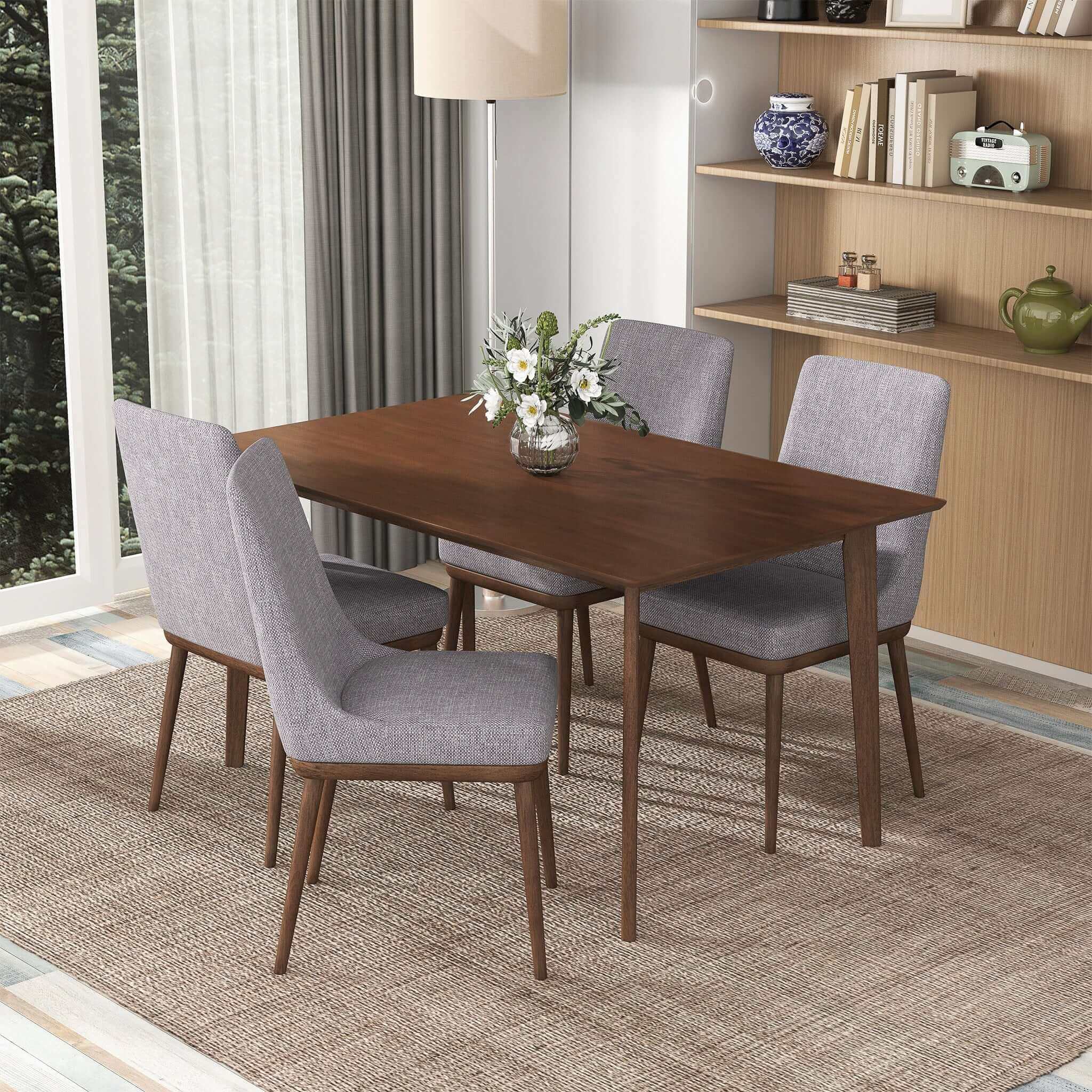 Ashcroft - 47" Carlos Solid Wood Dining Table