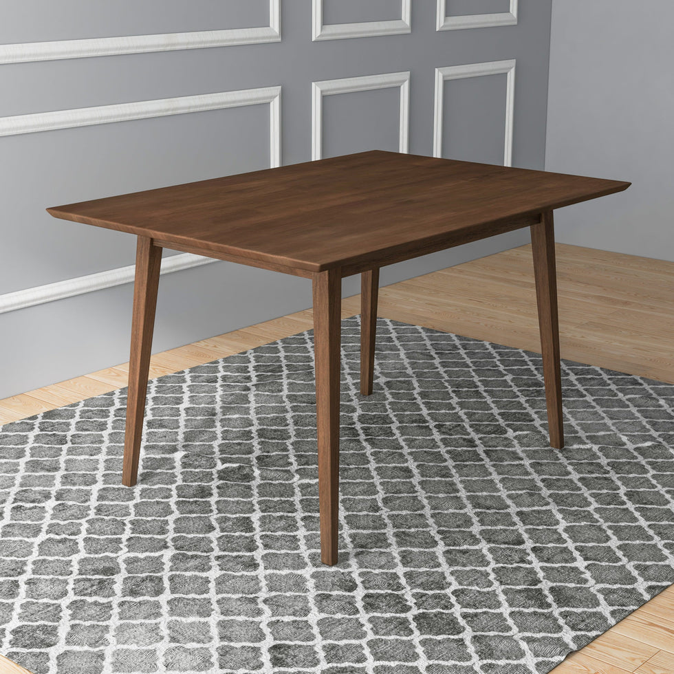 Ashcroft - Mary Modern Style Solid Wood Rectangular Dining Kitchen Table