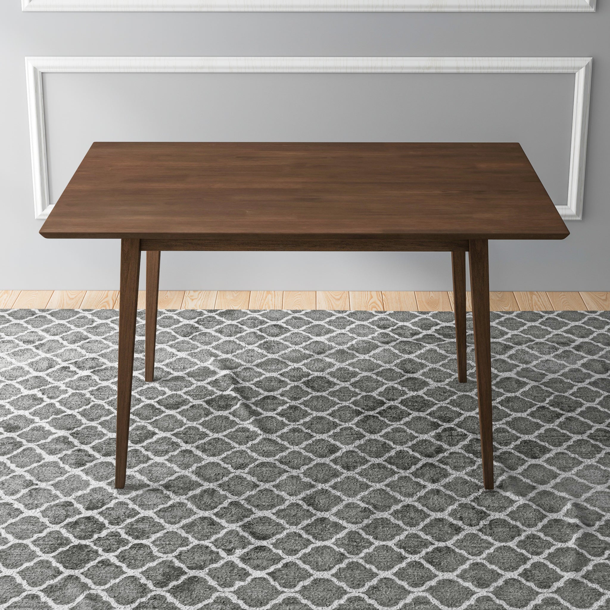 Ashcroft - Mary Modern Style Solid Wood Rectangular Dining Kitchen Table