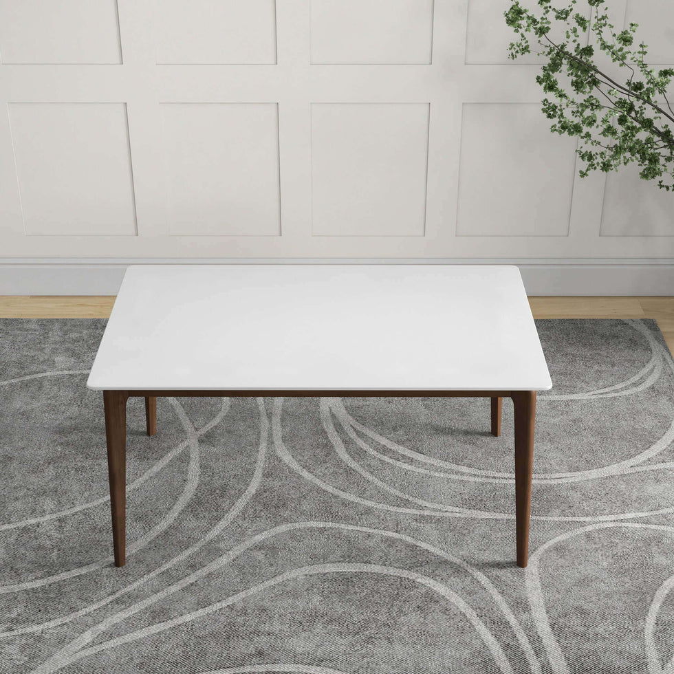 Ashcroft - Lindsey Solid Wood White Top Dining Table