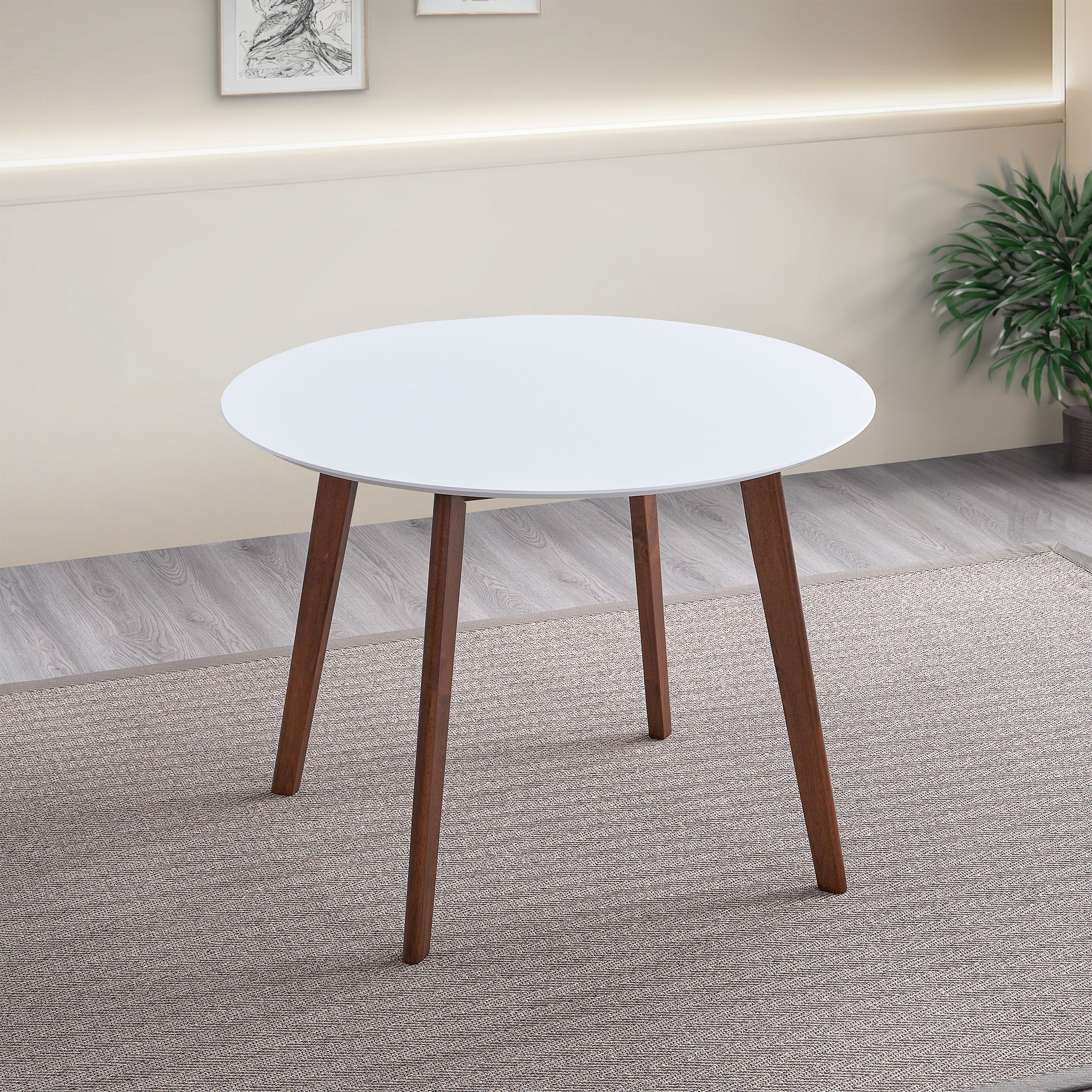 Ashcroft - Carlton White Top Dining Table
