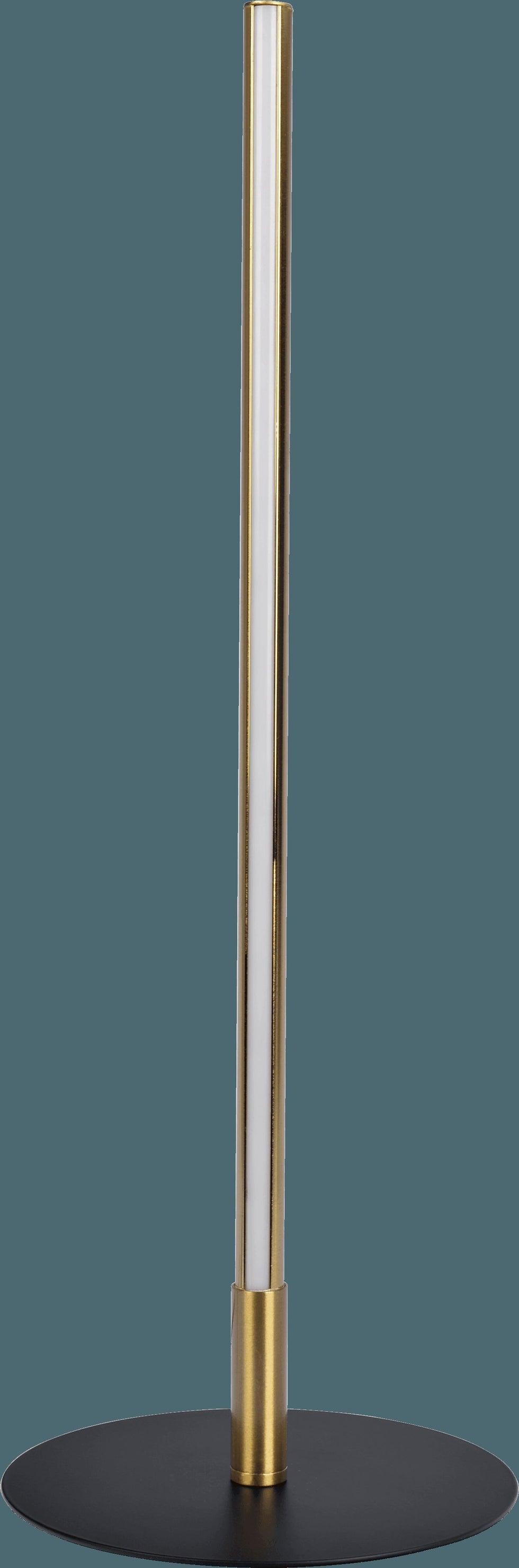 Ashcroft - Dimond Black LED Table Lamp with On/Off Switch Round Metal Base