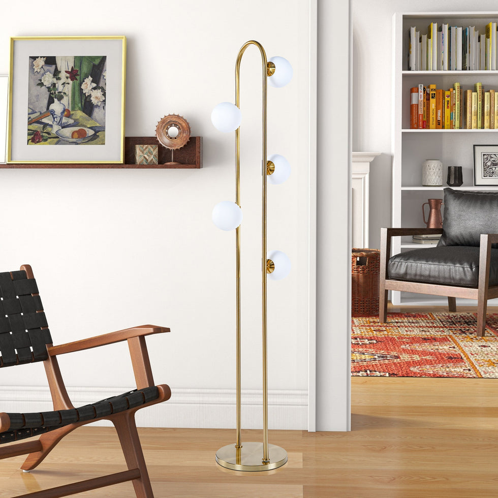 Ashcroft - Artema Floor Lamp With White