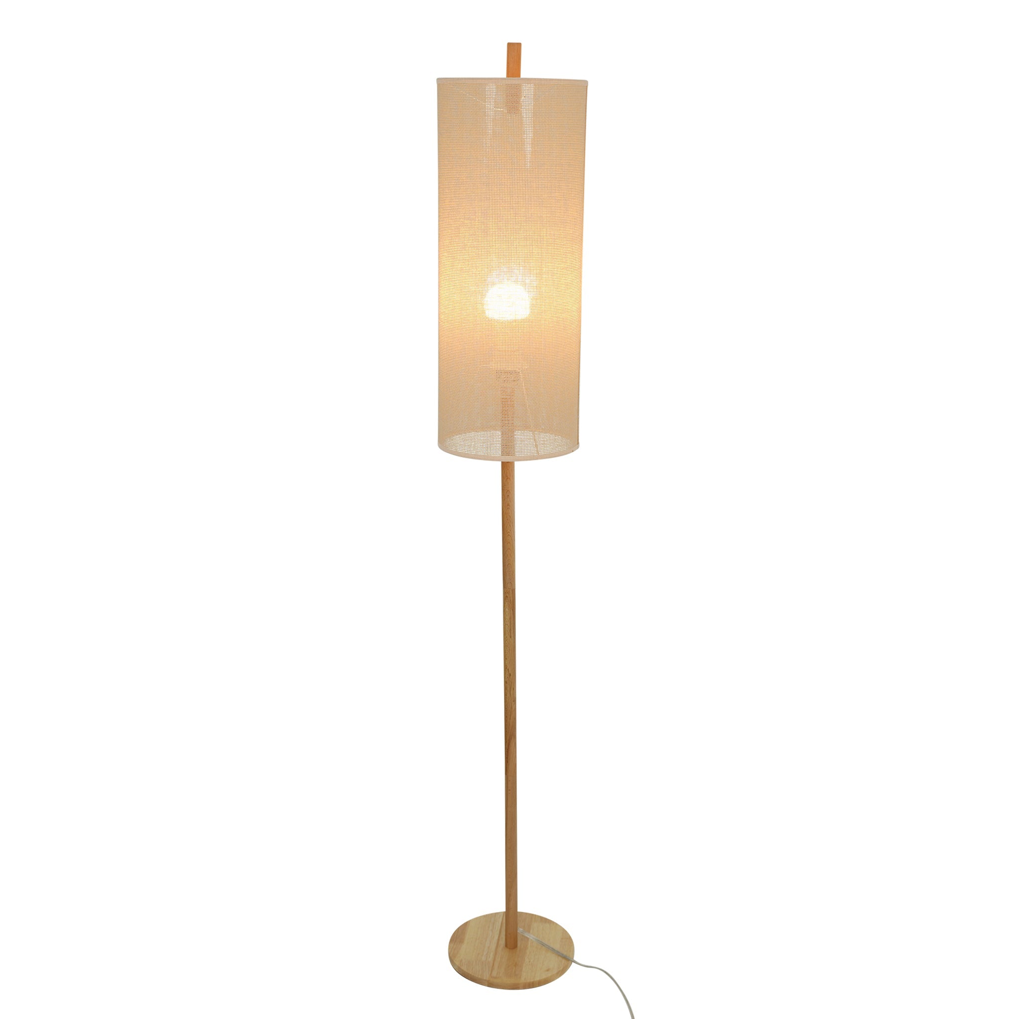 Ashcroft - Vialux Floor Lamp - Oak and Natural