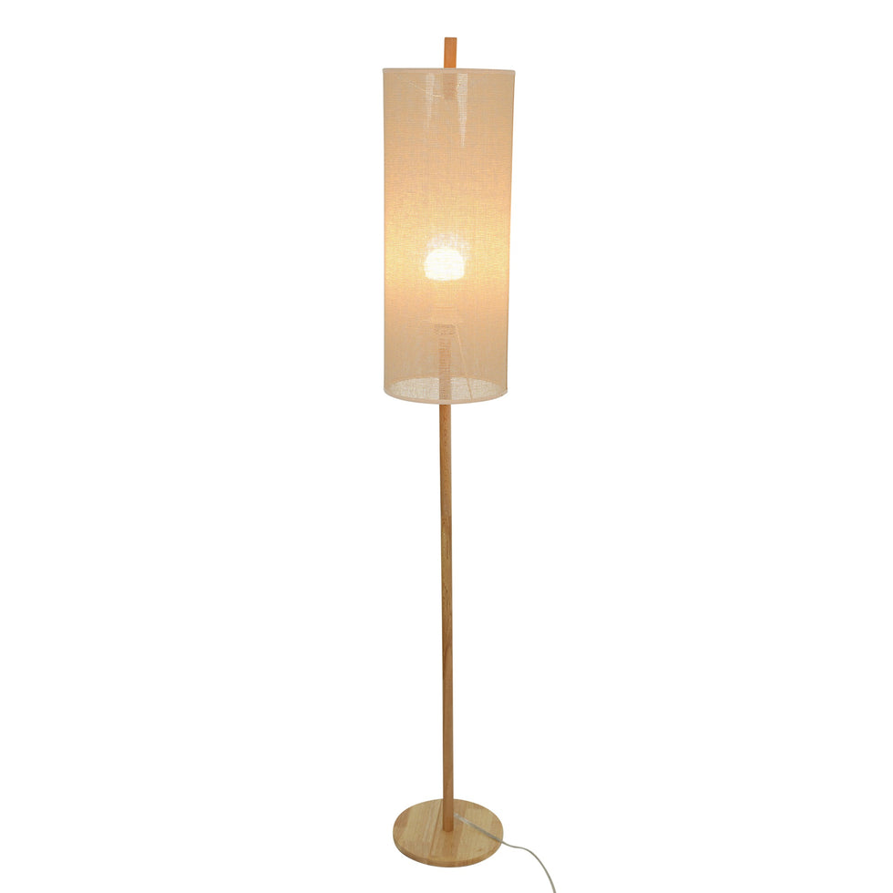 Ashcroft - Vialux Floor Lamp - Oak and Natural