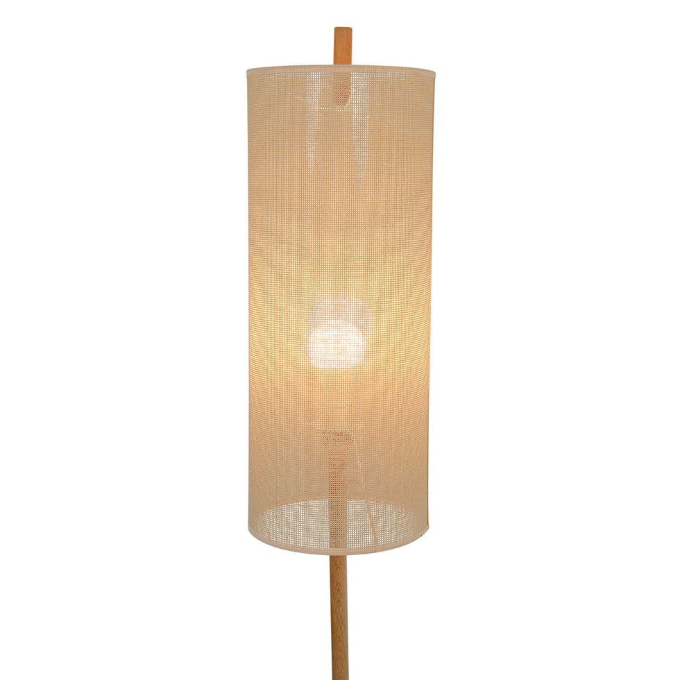Ashcroft - Vialux Floor Lamp - Oak and Natural