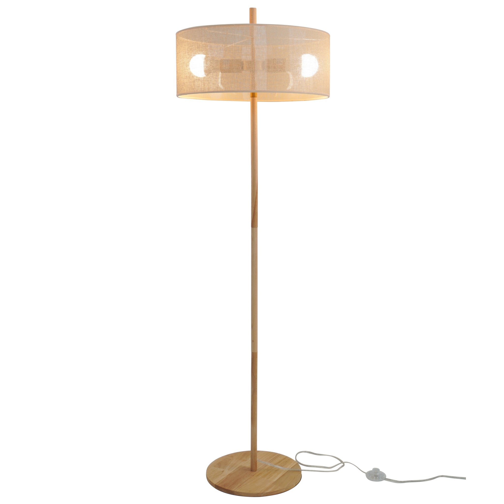 Ashcroft - Lirian Floor Lamp - Oak and Natural