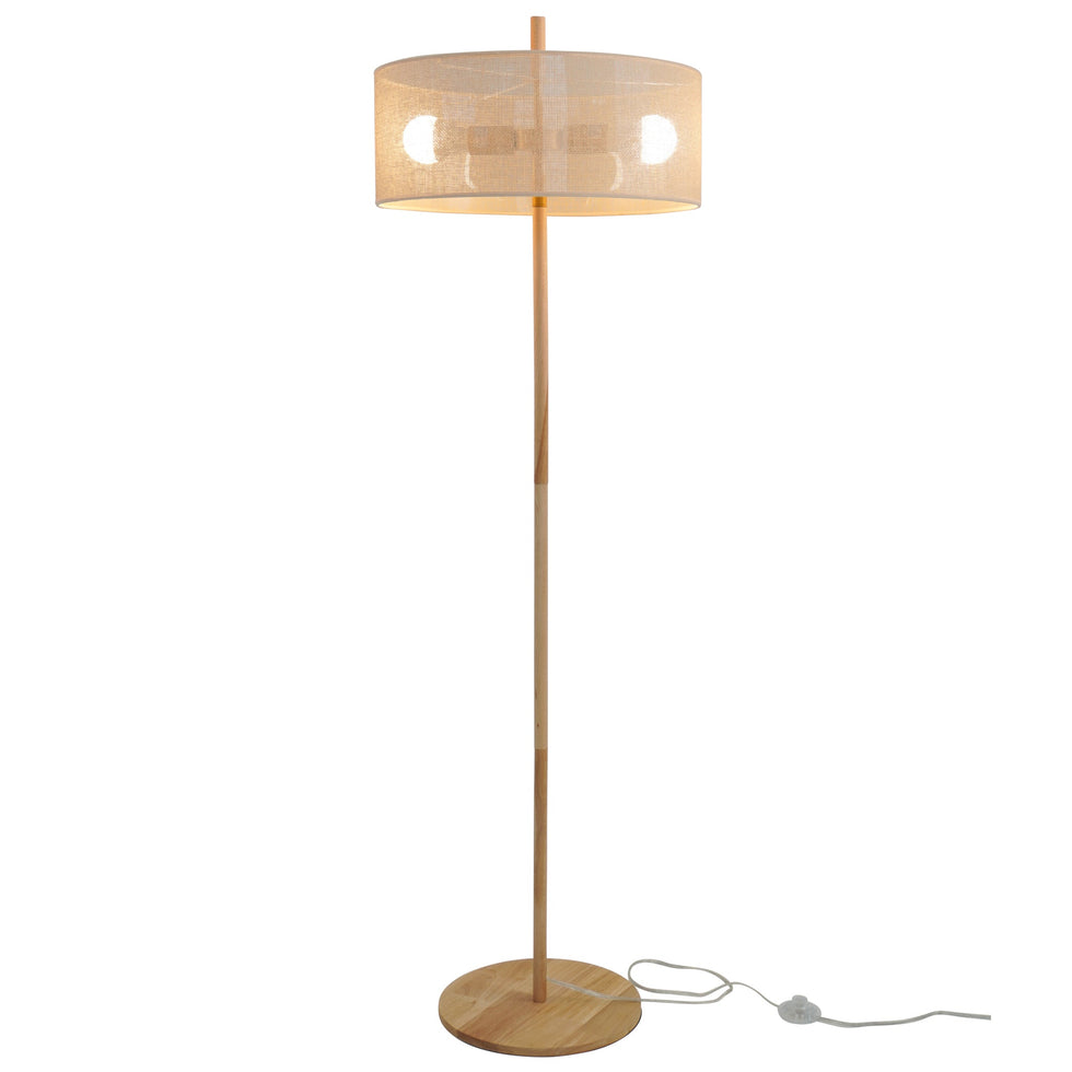 Ashcroft - Lirian Floor Lamp - Oak and Natural