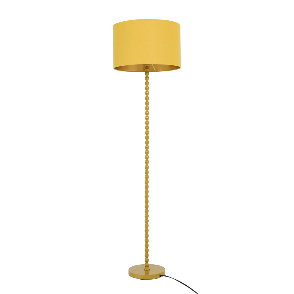 Ashcroft - Orbit Floor Lamp Ochre and Gold