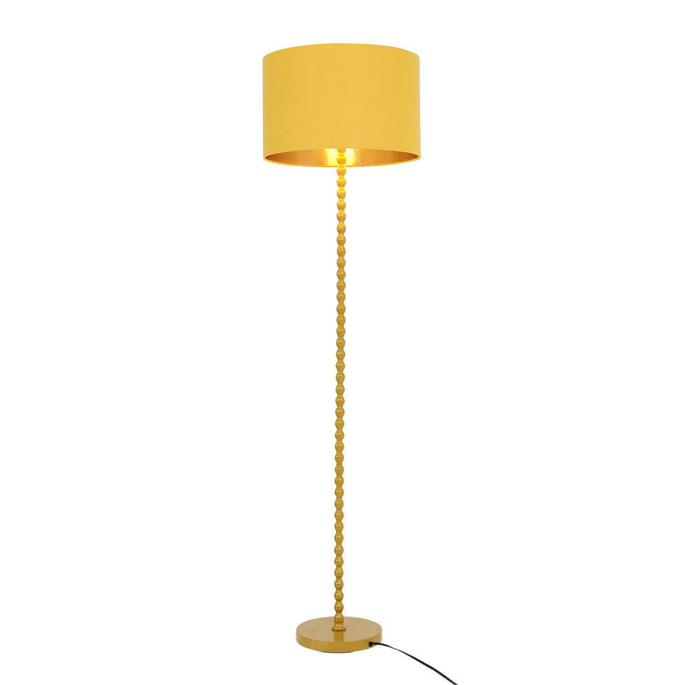 Ashcroft - Orbit Floor Lamp Ochre and Gold