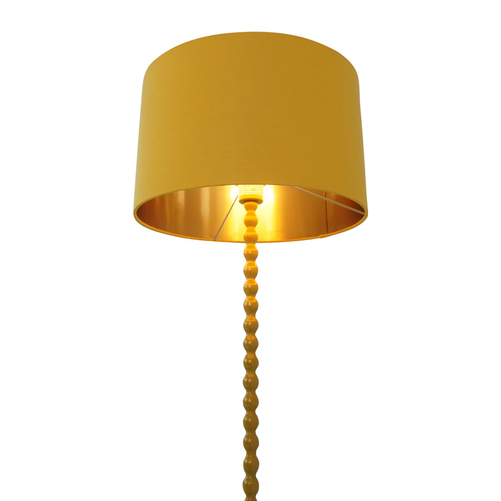 Ashcroft - Orbit Floor Lamp Ochre and Gold