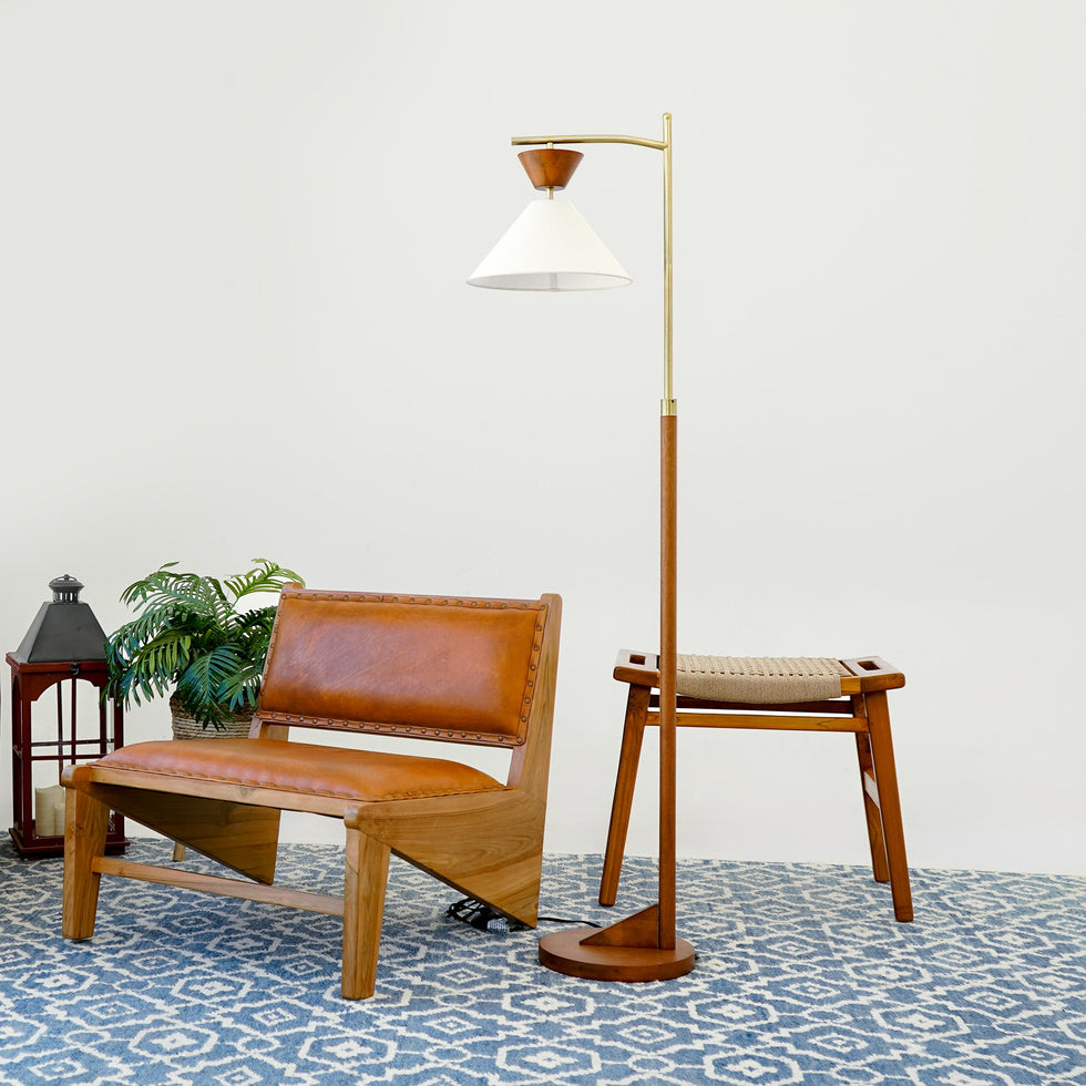 Ashcroft - Zensa Brown Floor Lamp