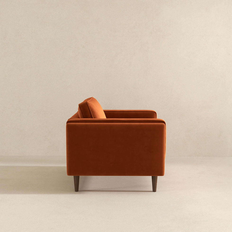 Ashcroft - Amber Velvet Lounge Chair