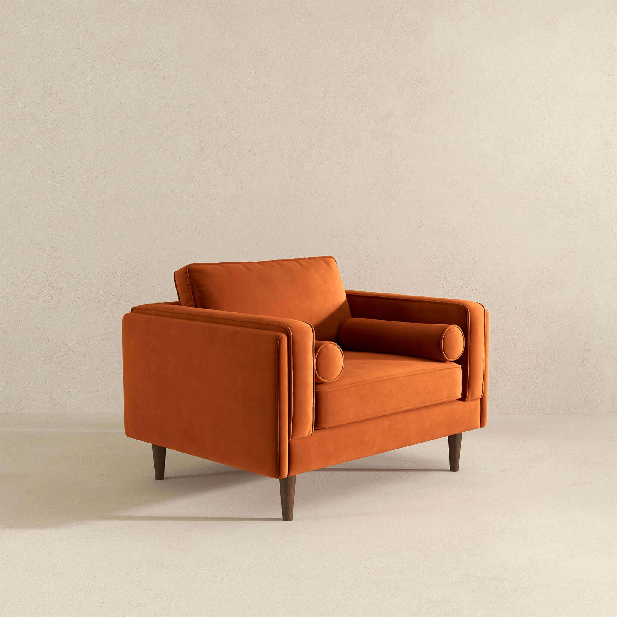 Ashcroft - Amber Velvet Lounge Chair