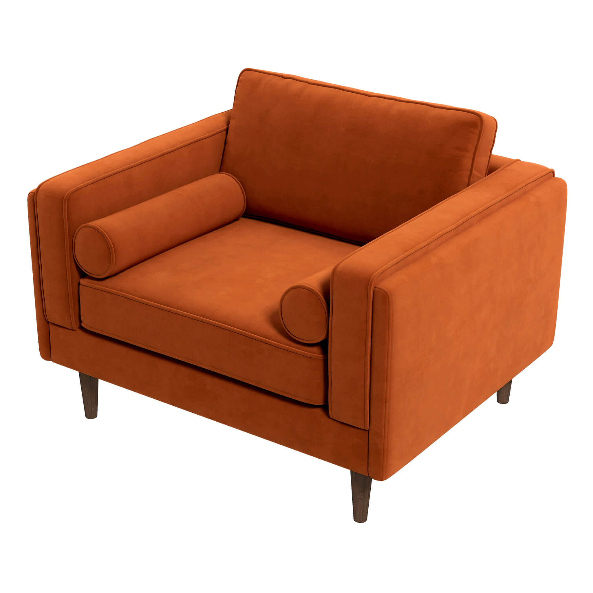Ashcroft - Amber Velvet Lounge Chair