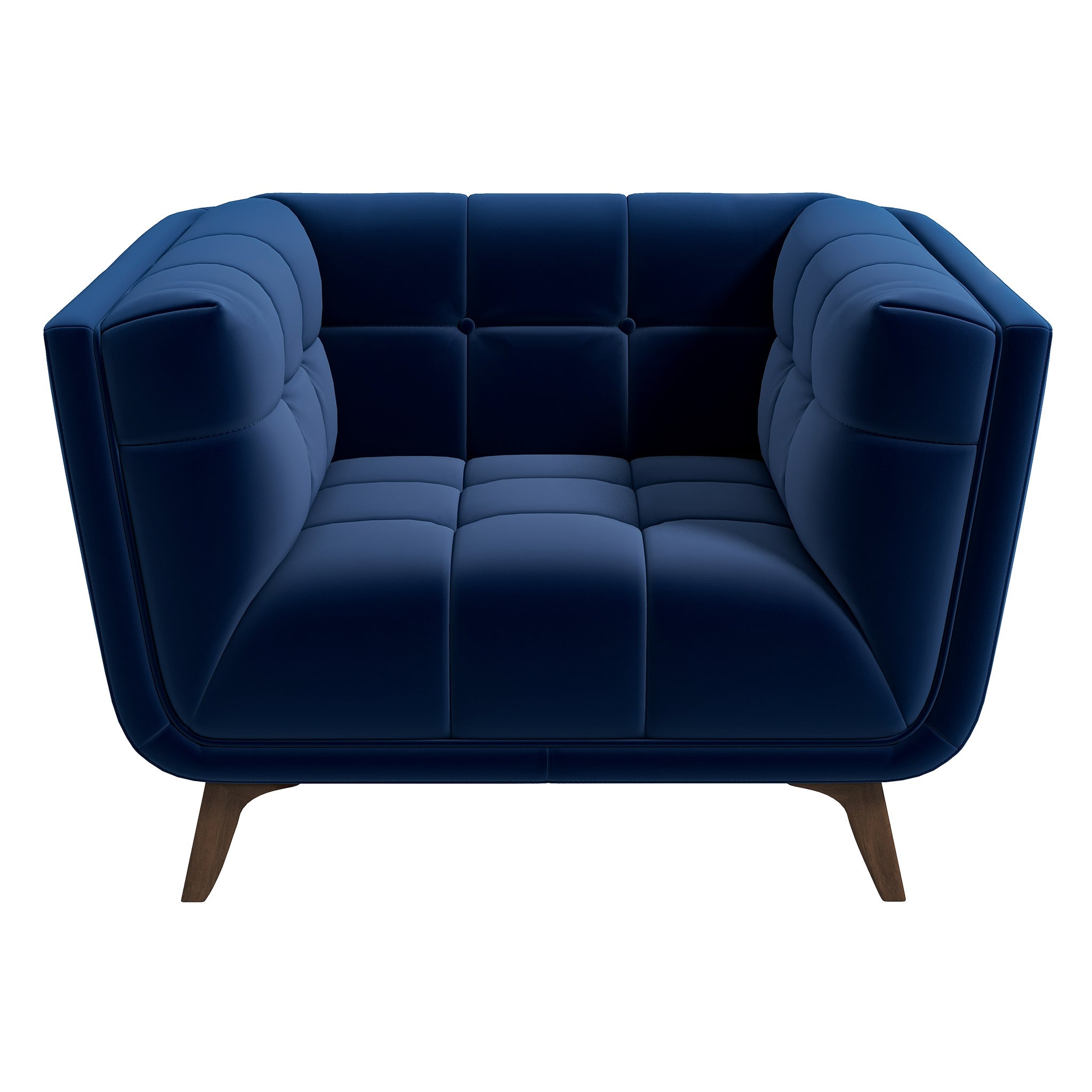 Ashcroft - Addison Mid-Century Modern Velvet Lounge Chair