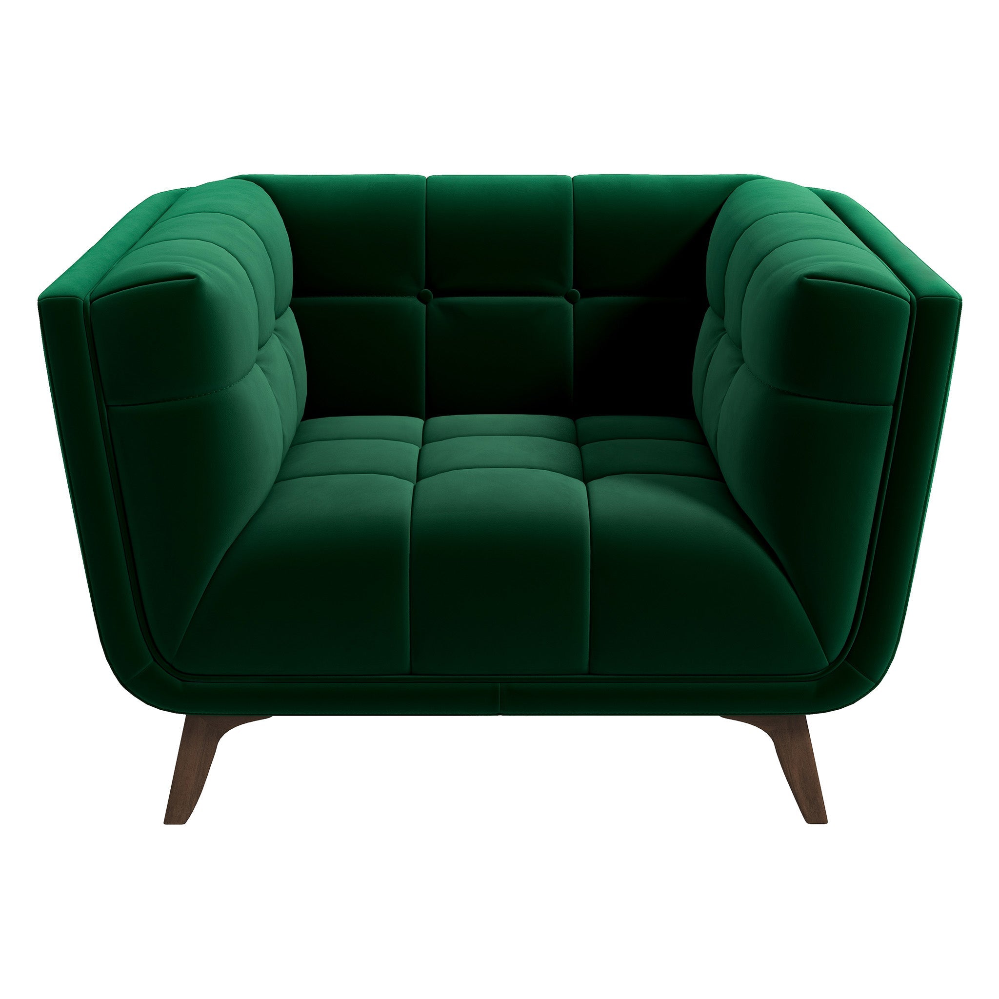 Ashcroft - Addison Mid-Century Modern Velvet Lounge Chair