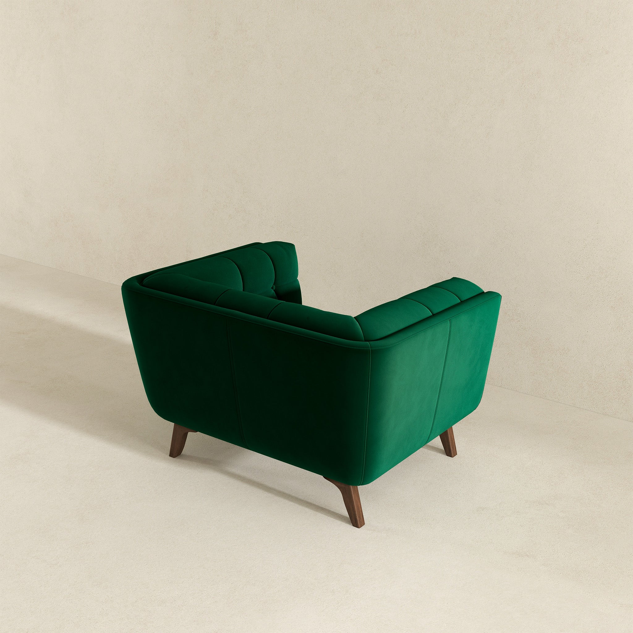 Ashcroft - Addison Mid-Century Modern Velvet Lounge Chair