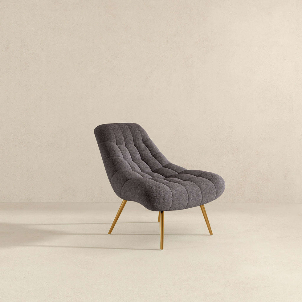 Ashcroft - Aubrey French Boucle Lounge Chair