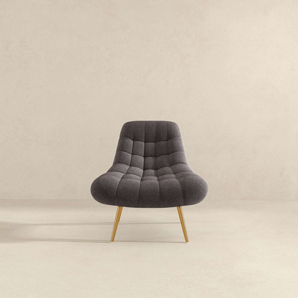 Ashcroft - Aubrey French Boucle Lounge Chair