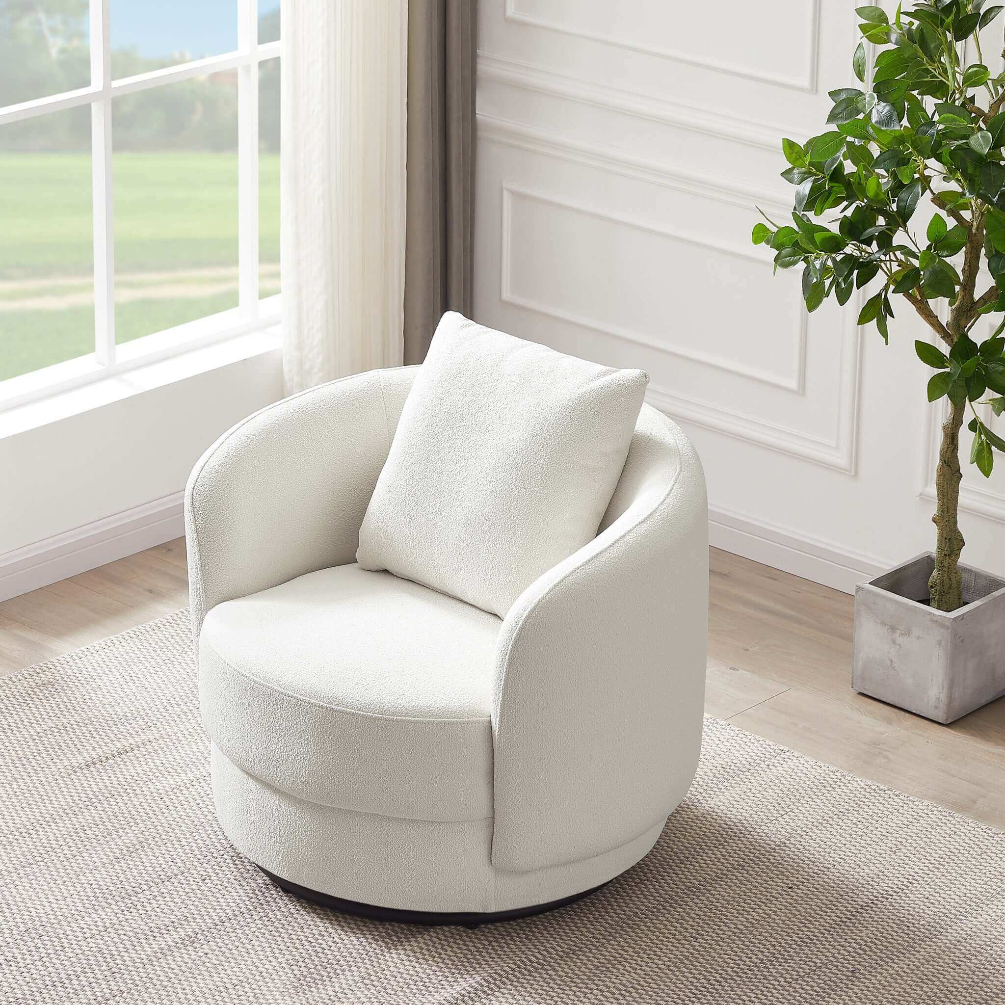 Ashcroft - Dylan Lounge Swivel Chair