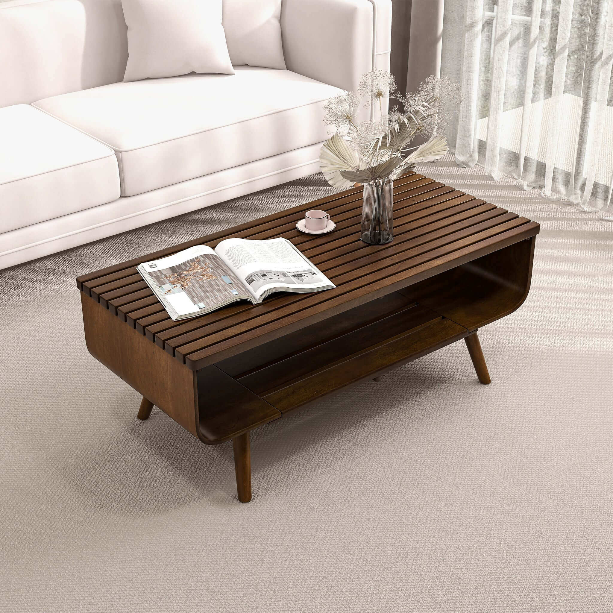 Ashcroft - Alice Coffee Table in Walnut