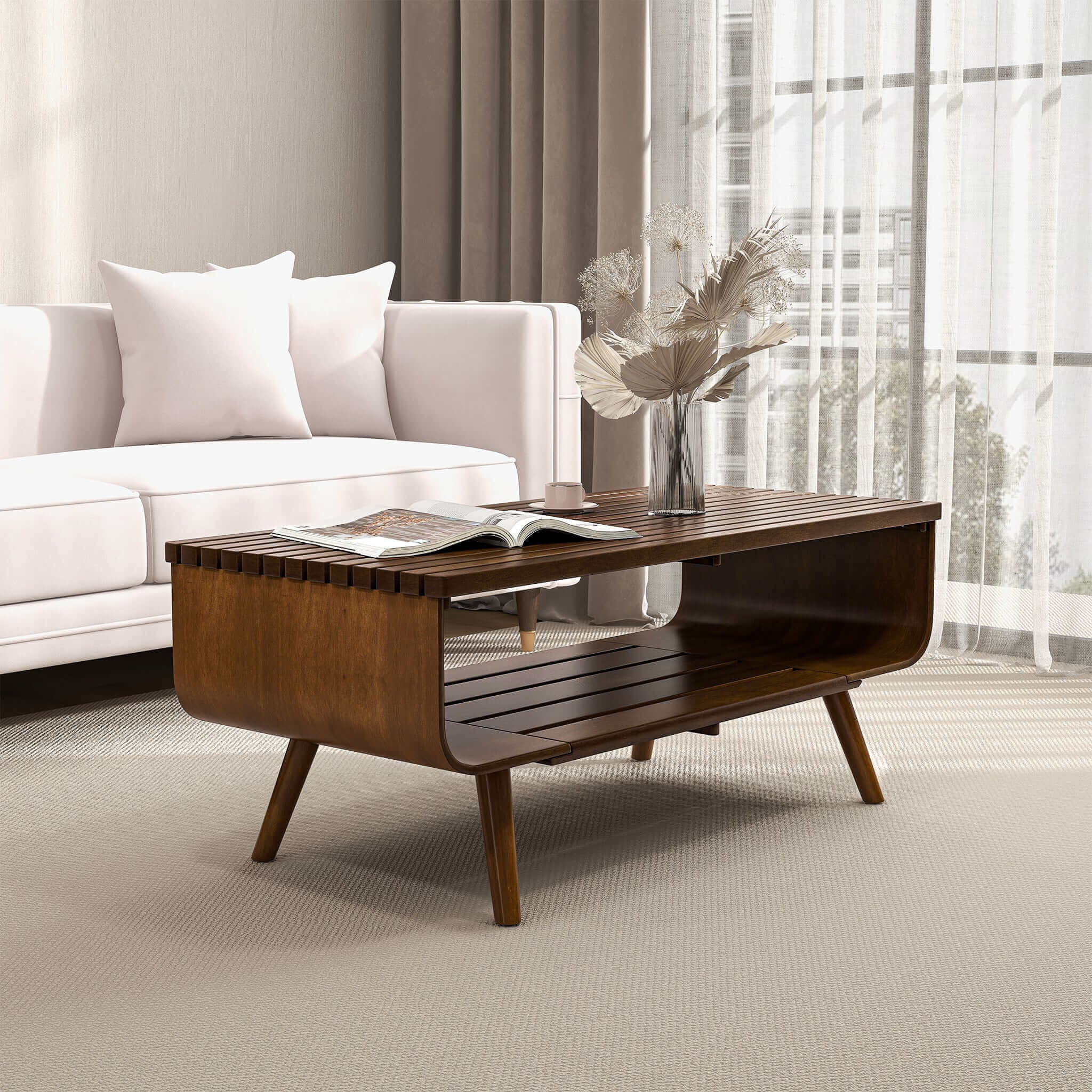 Ashcroft - Alice Coffee Table in Walnut