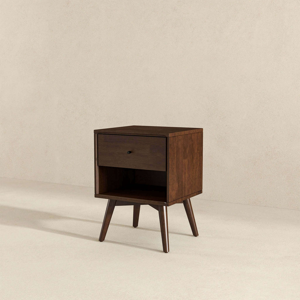 Ashcroft - Caroline Mid Century Modern Style Night Stand 1-Drawer