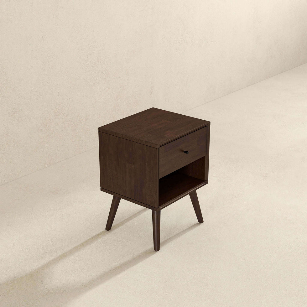 Ashcroft - Caroline Mid Century Modern Style Night Stand 1-Drawer