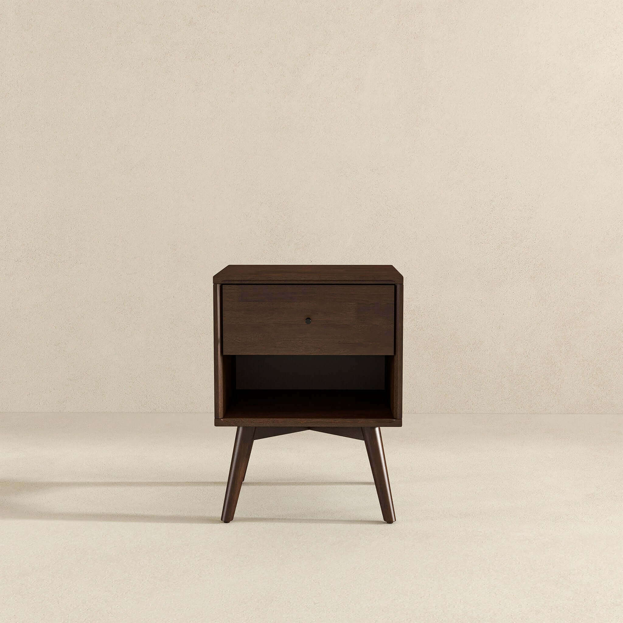 Ashcroft - Caroline Mid Century Modern Style Night Stand 1-Drawer