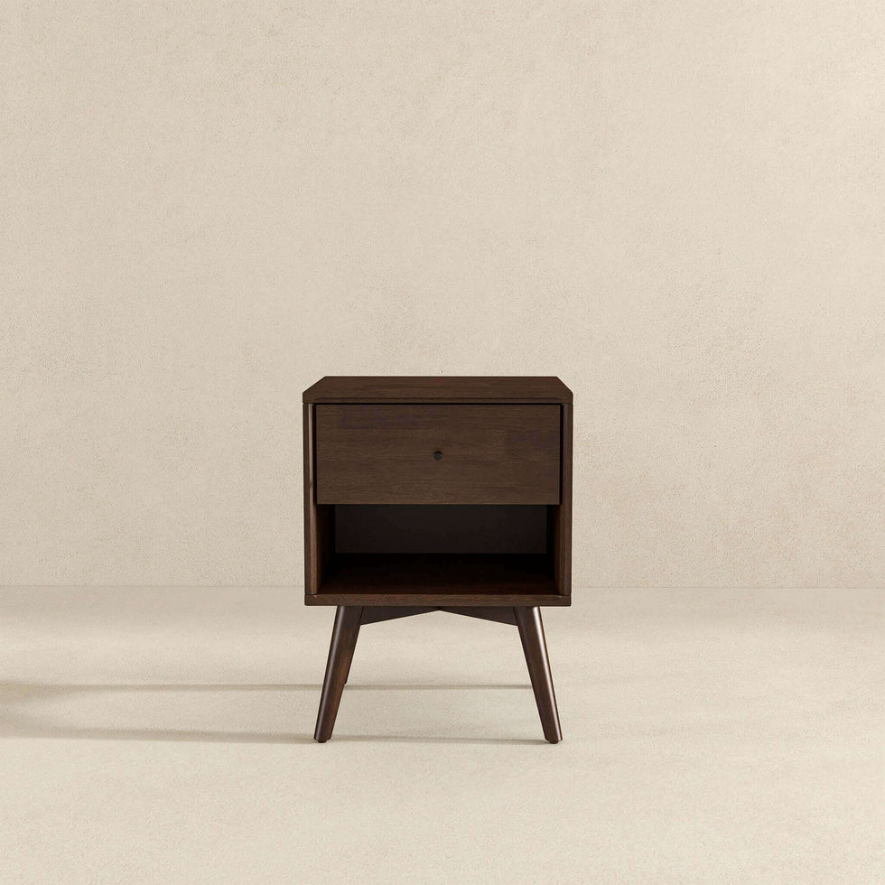 Ashcroft - Caroline Mid Century Modern Style Night Stand 1-Drawer