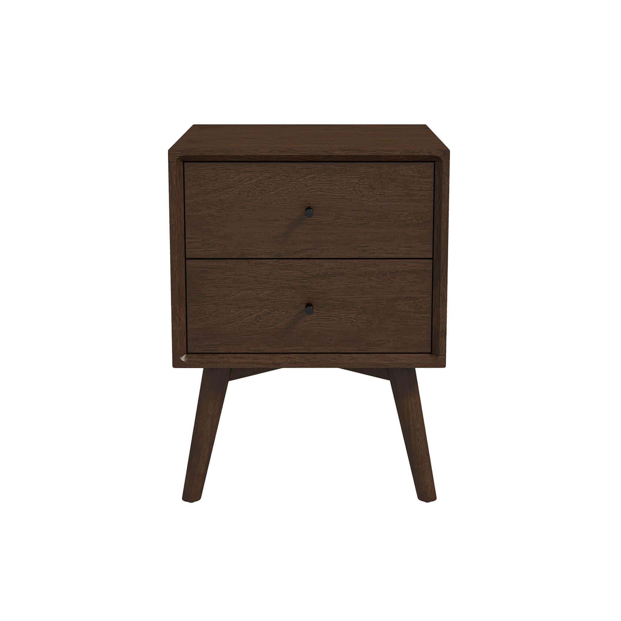 Ashcroft - Caroline Walnut Night Stand 2-Drawer