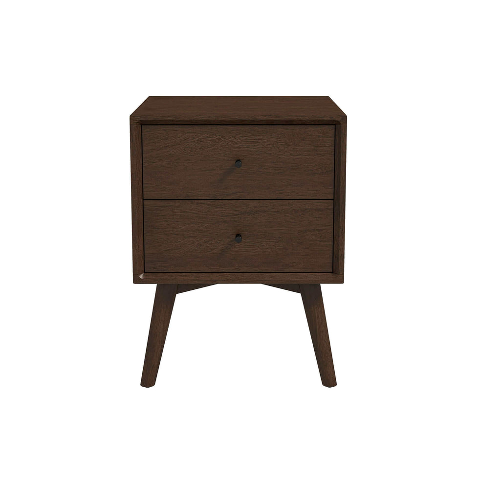 Ashcroft - Caroline Walnut Night Stand 2-Drawer
