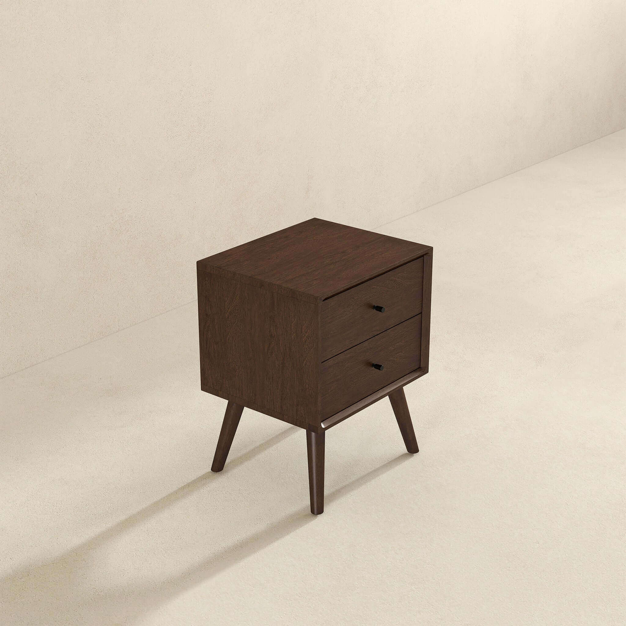 Ashcroft - Caroline Walnut Night Stand 2-Drawer