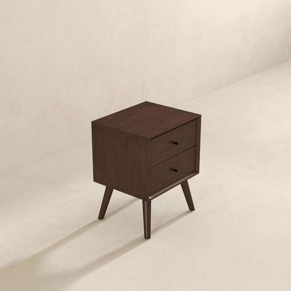 Ashcroft - Caroline Walnut Night Stand 2-Drawer
