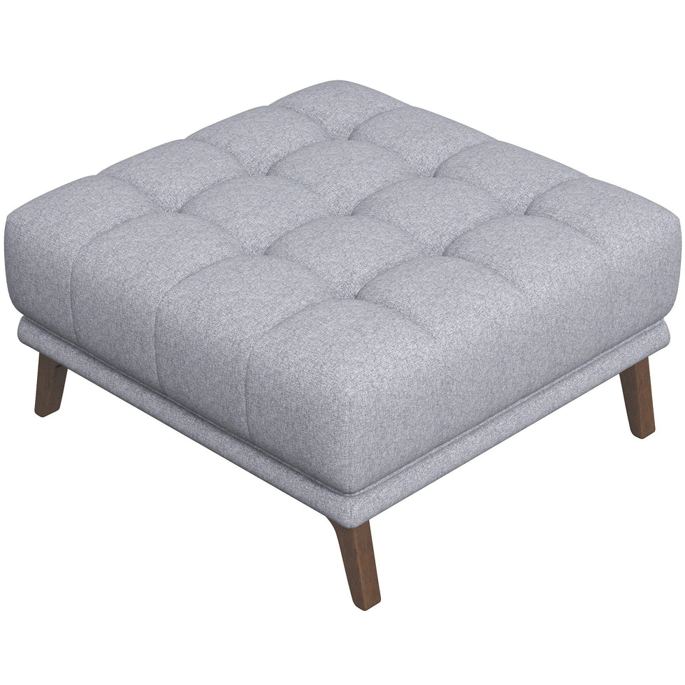 Ashcroft - Addison Square Upholstered Ottoman