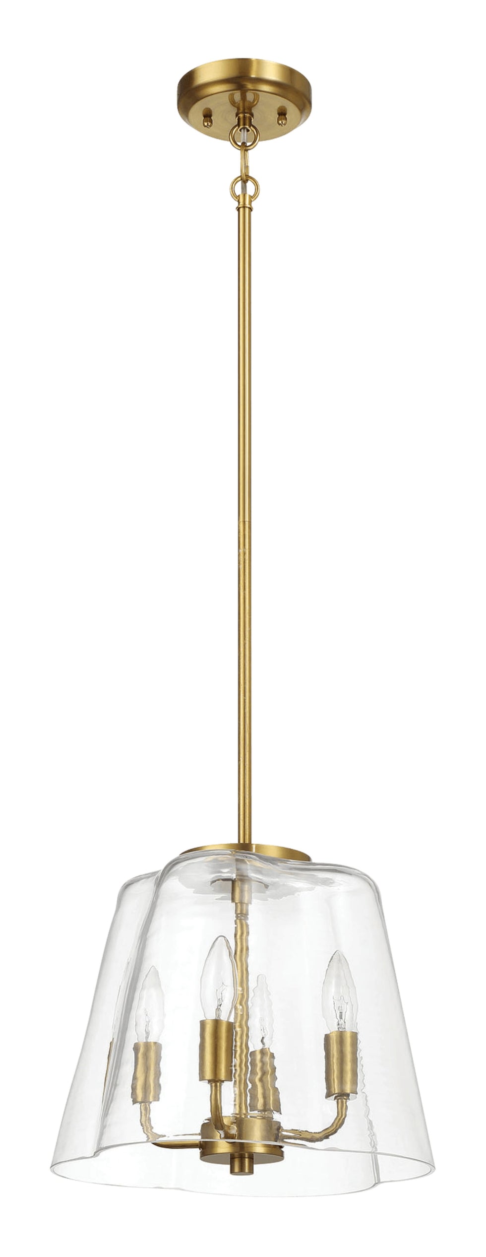 Ashcroft - Soiree Four Candle Lights Pendant With Clear Glass