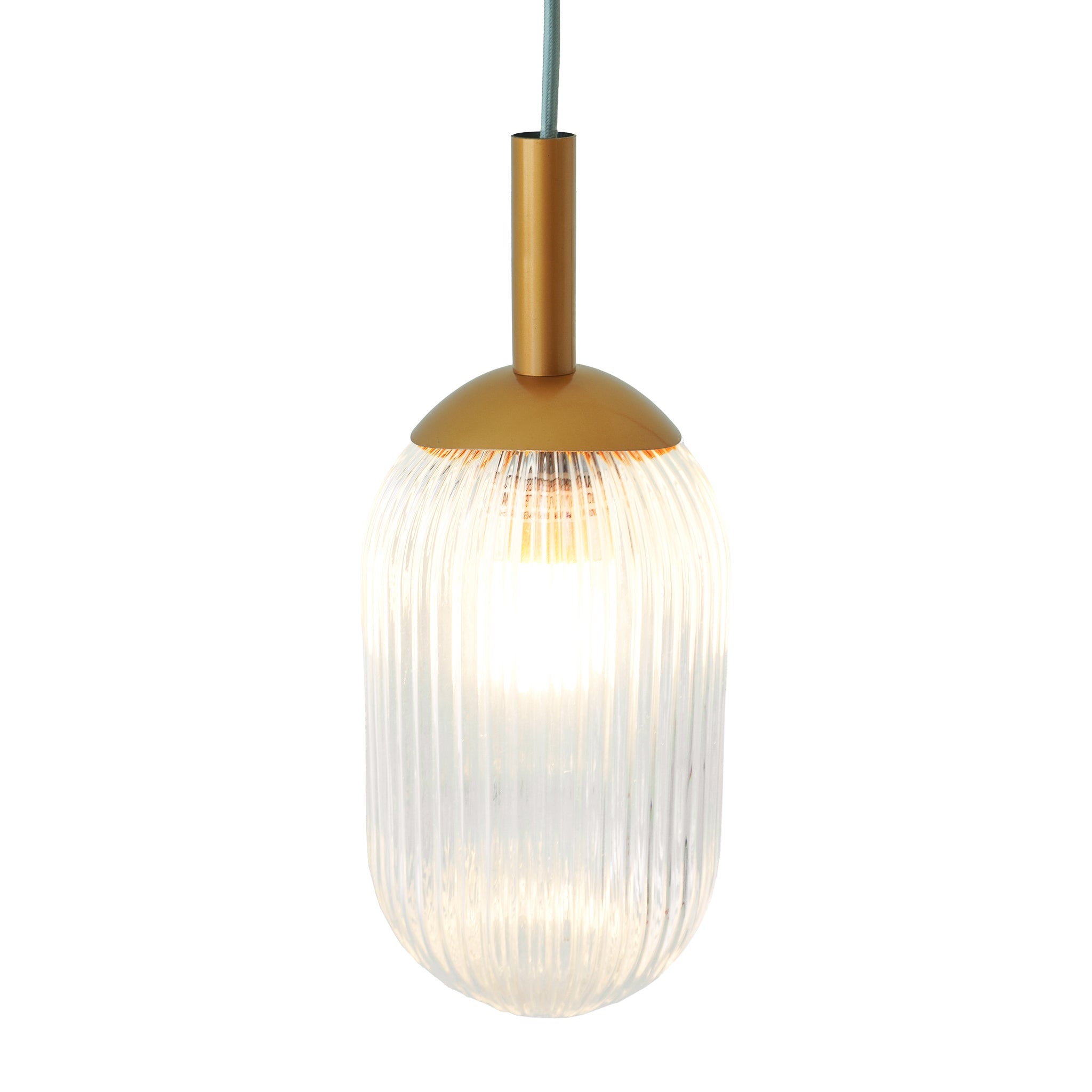 Ashcroft - Dover Pendant Lamp in Bronze and Clear