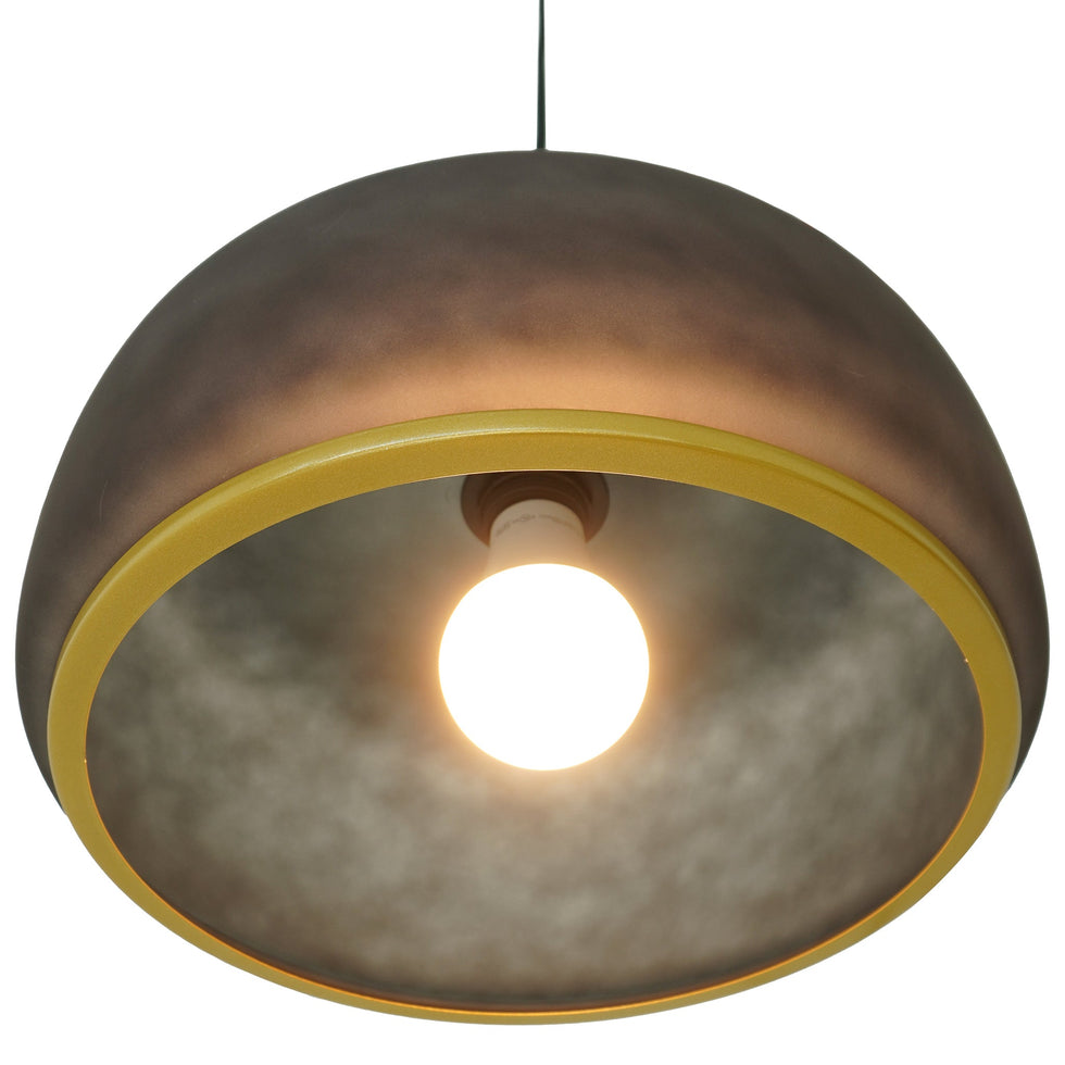 Ashcroft - Dune Pendant Lamp in Black Sprayed and Gold