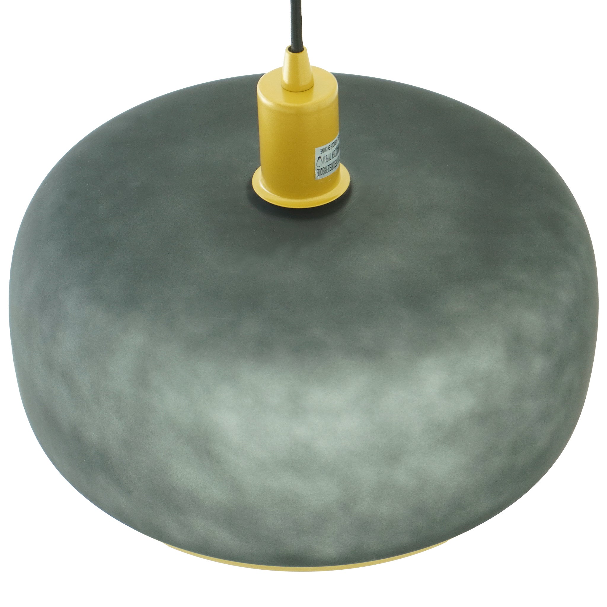 Ashcroft - Dune Pendant Lamp in Black Sprayed and Gold