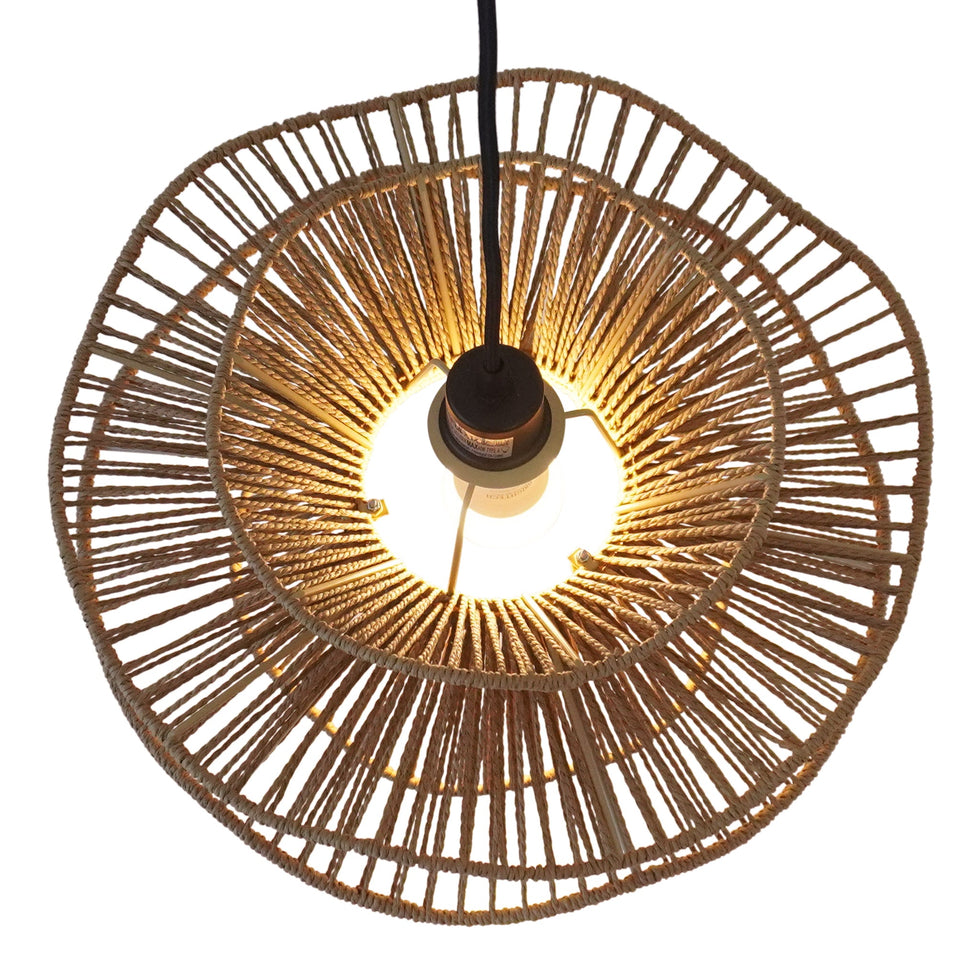 Ashcroft - Dunham Pendant Lamp in Black and Natural