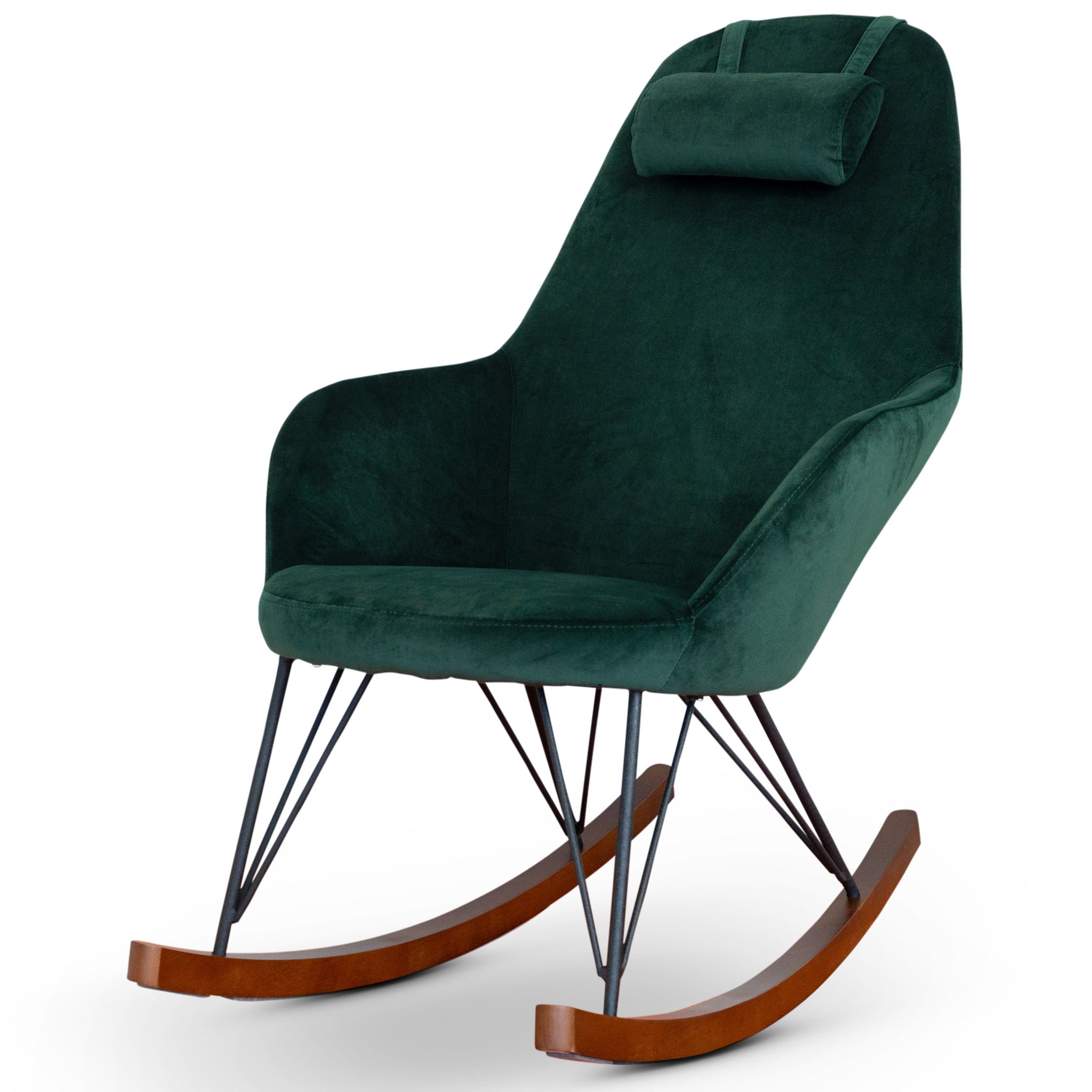 Ashcroft - Chloe Mid-Century Modern Rocker Livingroom And Bedroom Chair