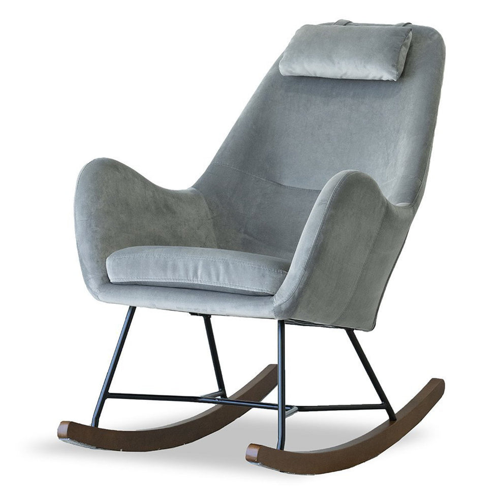 Ashcroft - Chelsea Velvet Rocking Chair