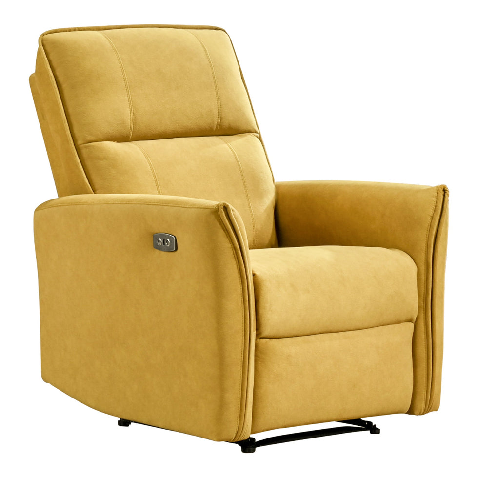 Ashcroft - Asheville Suede Recliner Chair