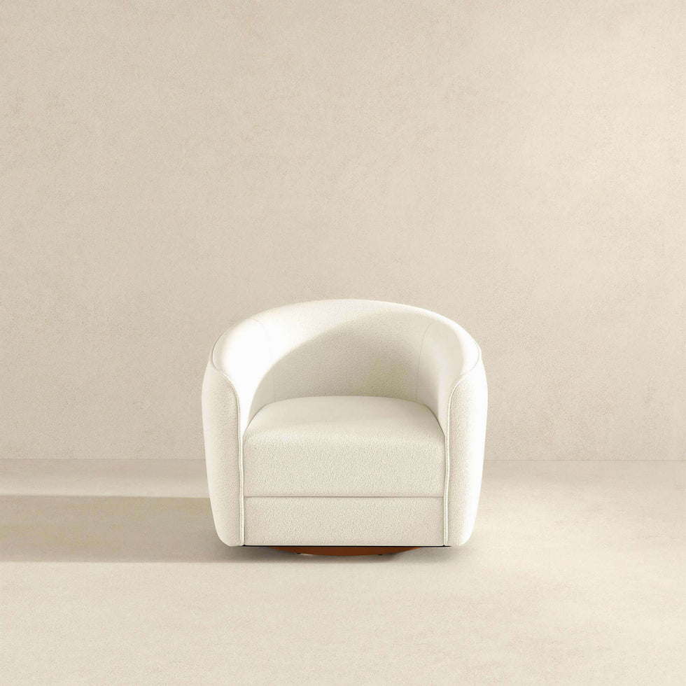 Ashcroft - Elise Mid-Century Modern Swivel Chair