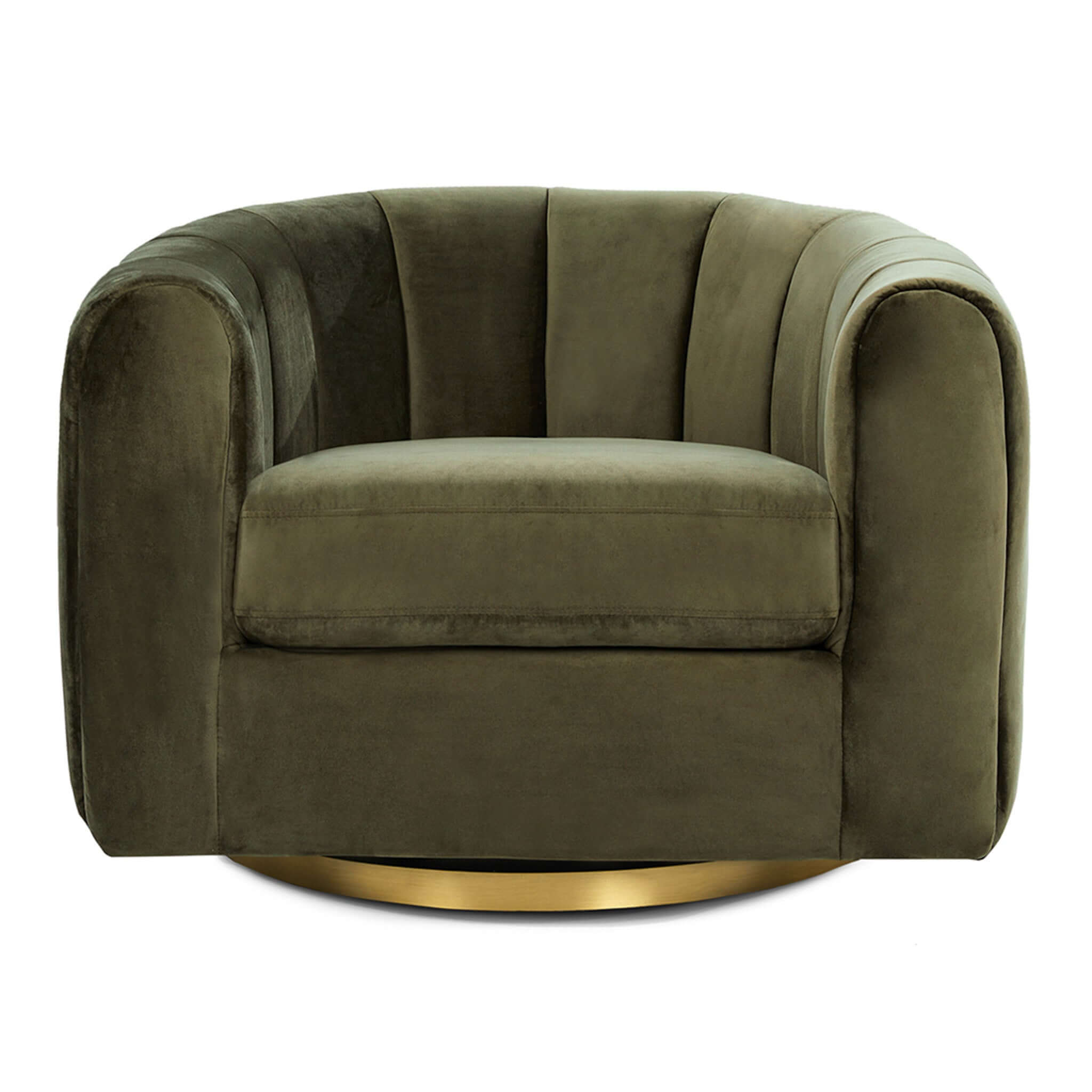 Ashcroft - Cosey Velvet Swivel Chair