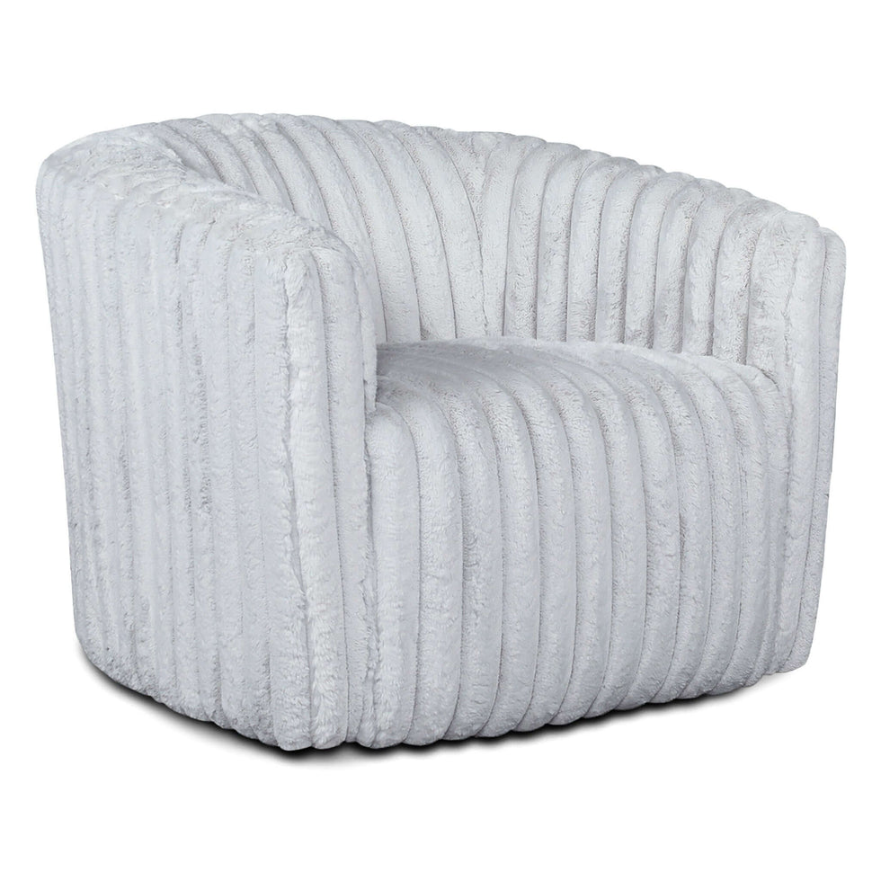 Ashcroft - Mira Velvet Swivel Chair